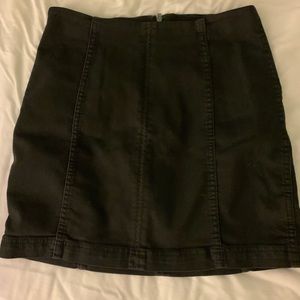 modern femme skirt free people in black!!